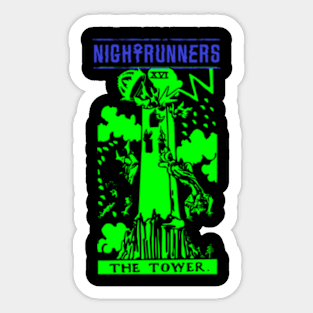 Nightrunners Tower Chromed! Sticker